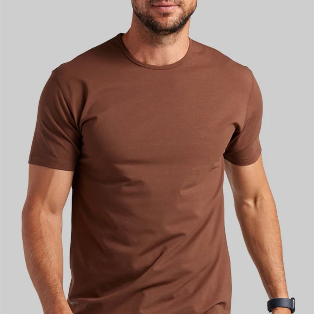 BYLT Men’s Drop Cut Short Sleeve Dual Layer Lux T Shirt Large - NWT